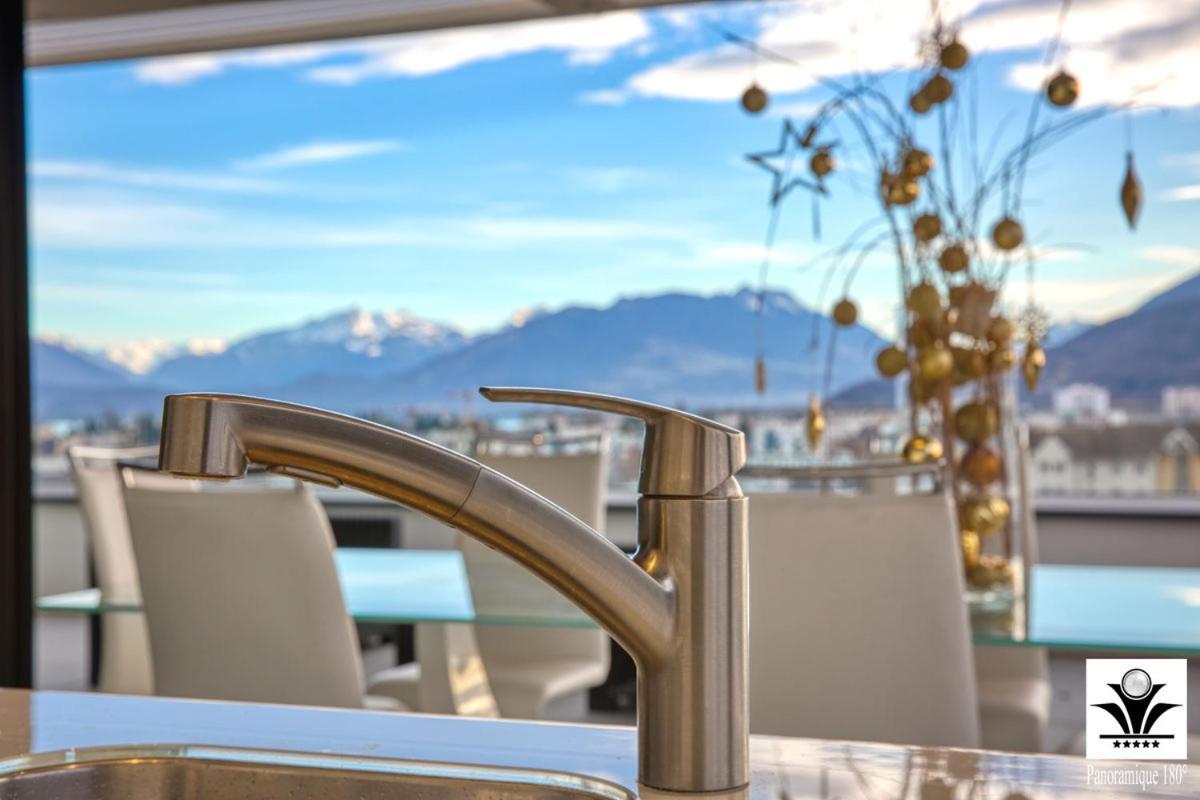 Panoramique 180 Lac Et Montagne Et Nid Secret Spa Romantique Annecy Buitenkant foto